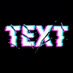 Glitch Text logo