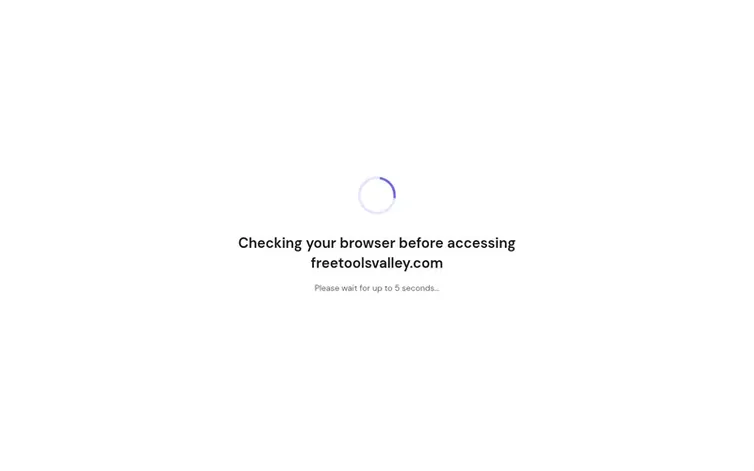 Screenshot of the Free Tools Valley homepage