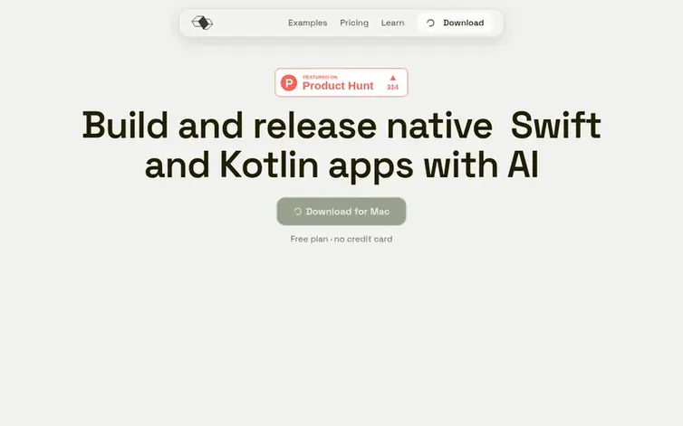 Screenshot of the Modaal homepage